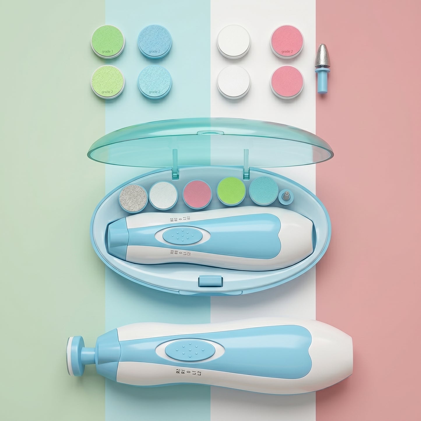 Electric Nail Trimmer Set For Baby
