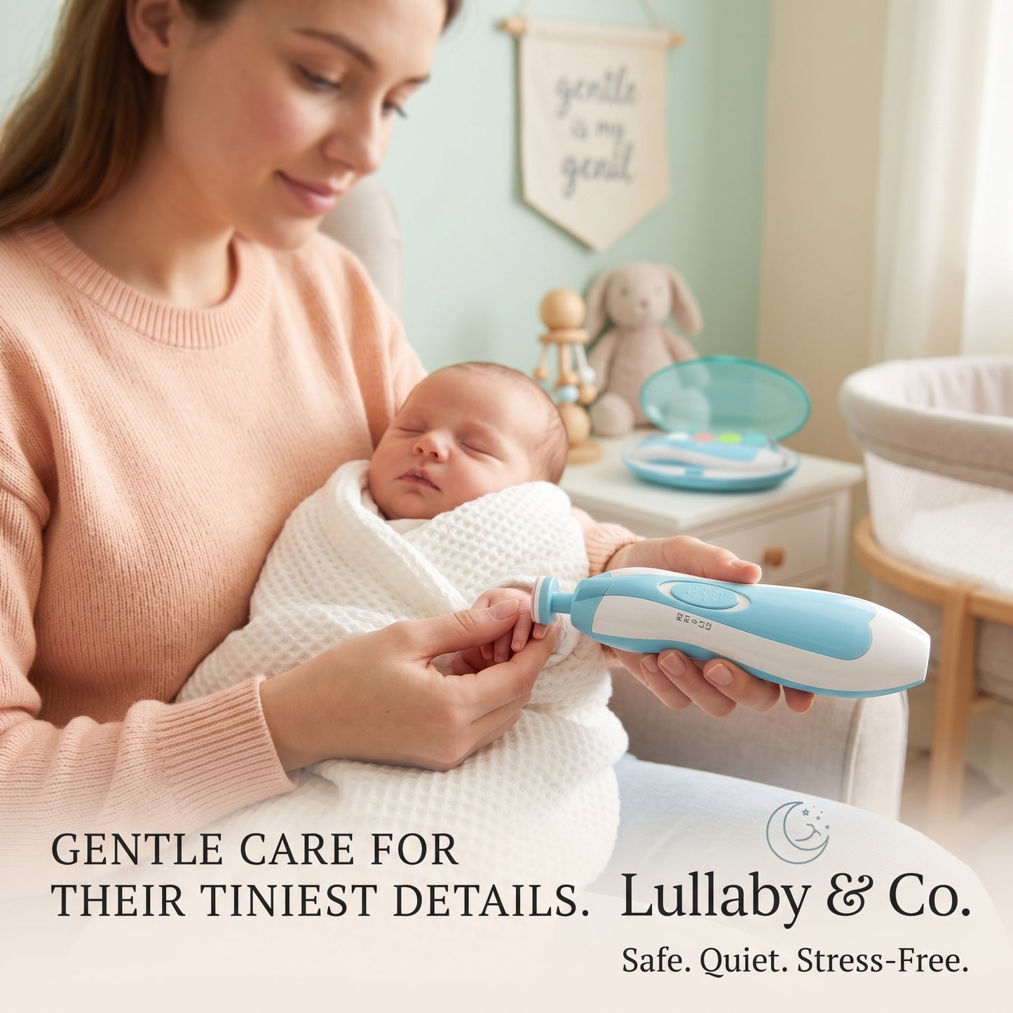 Electric Nail Trimmer Set For Baby